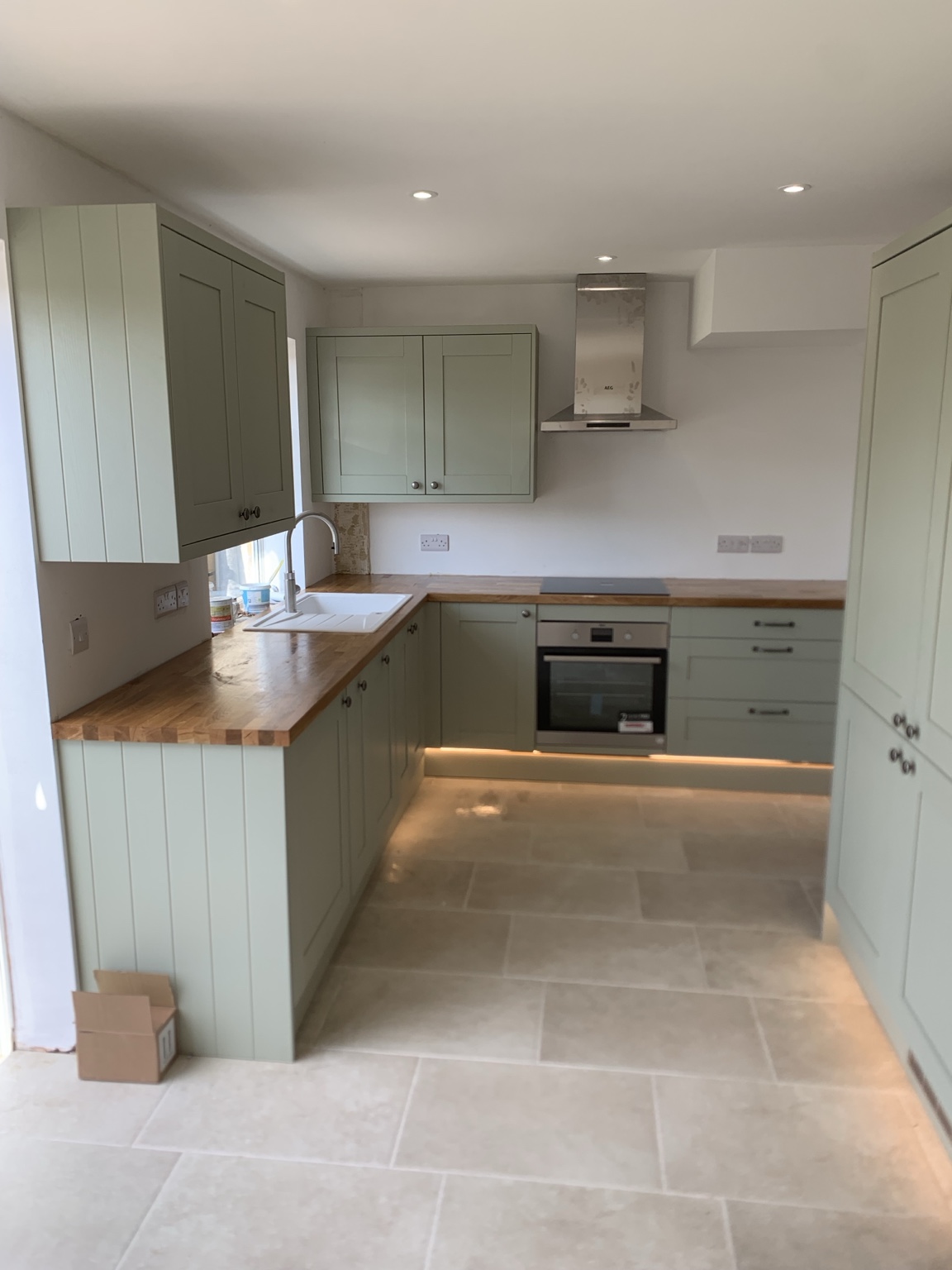 Bespoke dark blue cabinetry